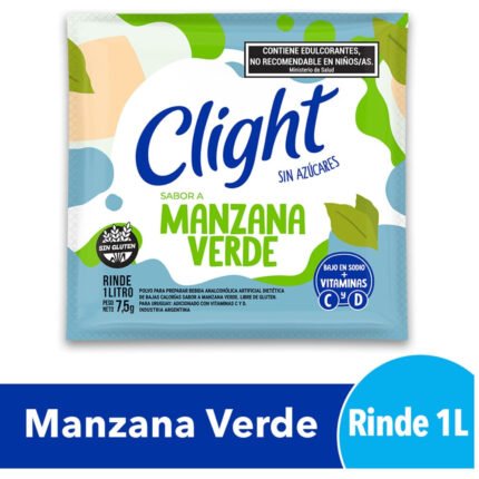 JUGO CLIGHT MANZANA VERDE 20U