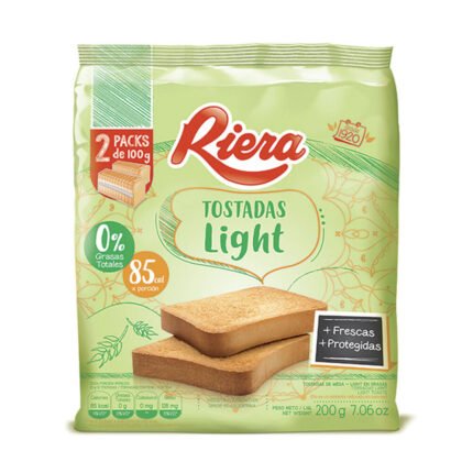 TOSTADAS RIERA LIGHT X 200 GM