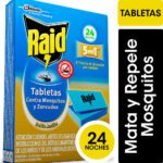 TABLETAS P/ MOSQUITOS RAID 12U