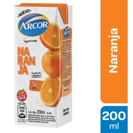 JUGO ARCOR NARANJA X 200CC