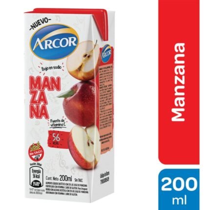 JUGO ARCOR MANZANA X 200CC