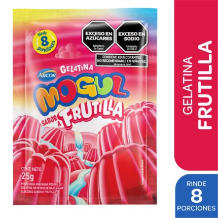GELATINA FRUTILLA MOGUL 8U