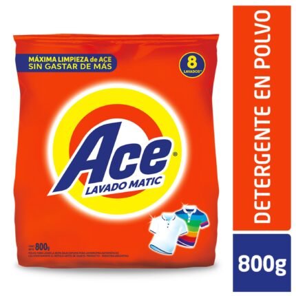 JABON POLVO ACE LAVADO MATIC 800 GR