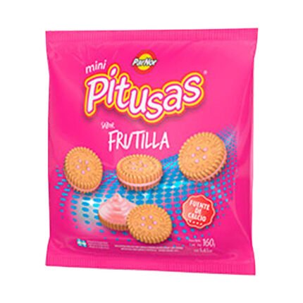 MINI PITUSAS FRUTILLA 160 G