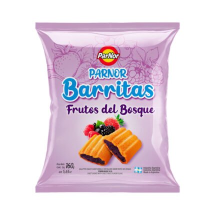 BARRITAS PARNOR FRUTOS DEL BOSQUE X 160GR
