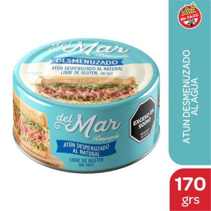 ATUN NATURAL AGUA DEL MAR 170G