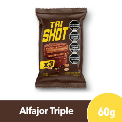 ALFAJOR TRI SHOT X 60 GM