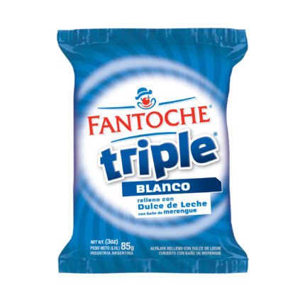 ALFAJOR FANTOCHE TRIPLE BLANCO