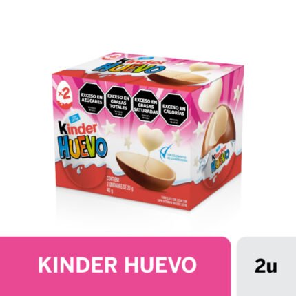 HUEVO KINDER ROSA X 12U