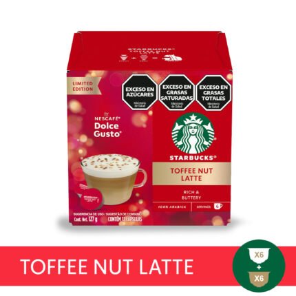 CAPSULAS STARBUCKS TOFFE NUT 12U