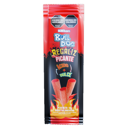 BULL DOG REGALIZ PICANTE 18GR