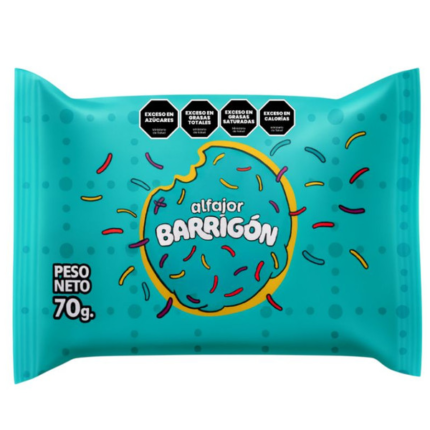 ALFAJOR BARRIGON BLANCO 70 GR
