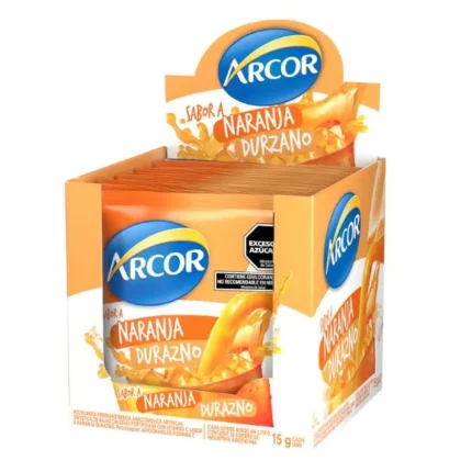 JUGO ARCOR NARANJA DURAZNO 18U