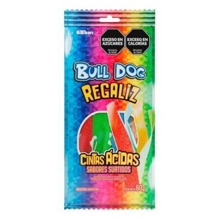 BULL DOG REGALIZ CINTAS 60GR
