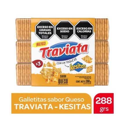 TRAVIATA KESITAS QUESO TRIPACK 288GR