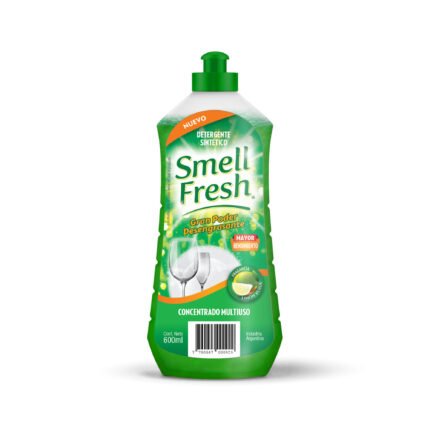 DETERGENTE SMELL FRESH LIMON VERDE 600 ML