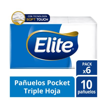 PAÑUELITOS ELITE X6 TRIPLE HOJA SOFT TOUCH