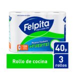 ROLLO DE COCINA FELPITA MAS FUERTE X 3U