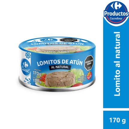 LOMITO DE ATUN AL NATURAL 170G