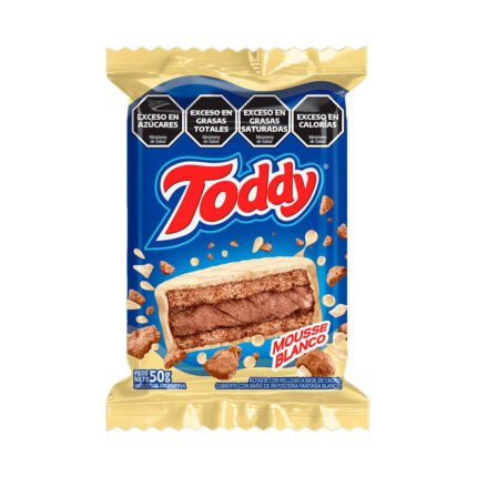 ALFAJOR TODDY MOUSSE BLANCO 50 GR