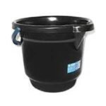 BALDE DE PLASTICO NEGRO X 10 LITROS