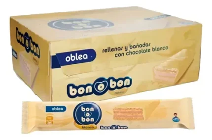 BON O BON OBLEA BLANCO X 20 UN