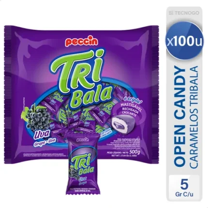 CARAMELO TRI BALA X 100u