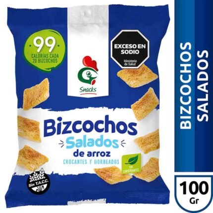 BIZCOCHOS GALLO ARROZ SALADO