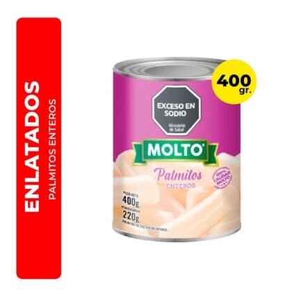 PALMITOS ENTEROS MOLTO X400G