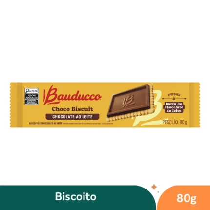 GALLETA CHOCO BISCUIT AO LEITE BAUDUCCO 80 GR