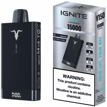 VAPERS IGNITE V155 ULTRA SLIM ICY MINT 15K