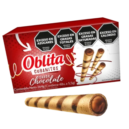 CUBANITOS OBLITA CHOCO/BL X48U