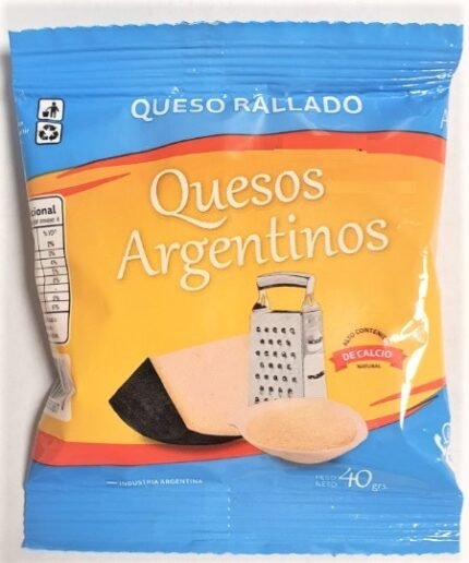 QUESO RALLADO X 40G ARGENTINOS