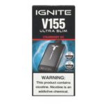 VAPERS IGNITE V155 ULTRA SLIM STRAWBERRY ICE 15K