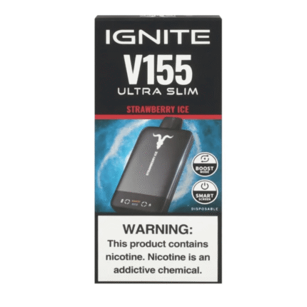 VAPERS IGNITE V155 ULTRA SLIM STRAWBERRY ICE 15K