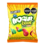 MOGUL EXTREME GUSANITOS ACIDO DULCE X 500GR