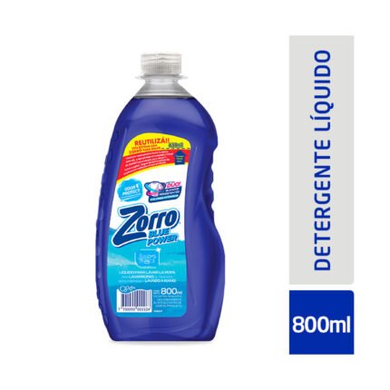 JABON LIQUIDO ZOORRO BLUE POWER 800 ML