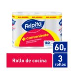 ROLLO DE COCINA FELPITA MAS CONVENIENTE X 3U