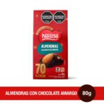 ALMENDRAS CON CHOCOLATE AMARGO 80 GR