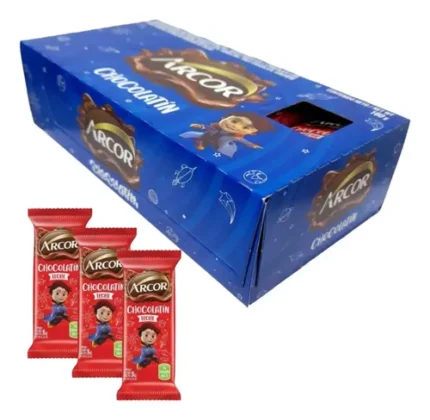 CHOCOLATIN ARCOR LECHE 8G (20