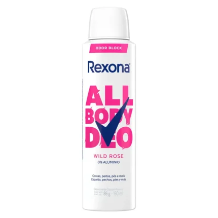 DESODORANTE REXONA ALL BODY WILD ROSE X 86 GR