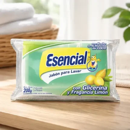 JABON EN PAN ESENCIAL CON GLICERINA AROMA LIMON