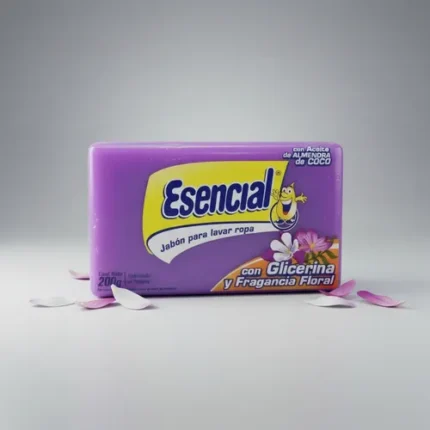 JABON EN PAN ESENCIAL CON GLICERINA AROMA FLORAL
