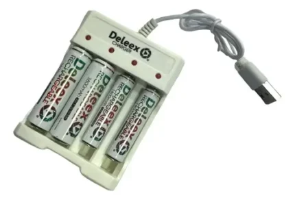 CARGADOR DE PILAS DELEEX
