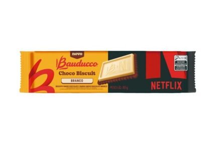 GALLETA CHOCO BISCUIT BRANCO BAUDUCCO 80 GR