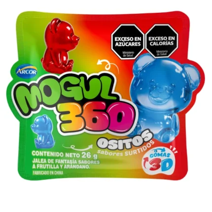 MOGUL 360 OSITOS SABOR SURTIDO X 26 GR