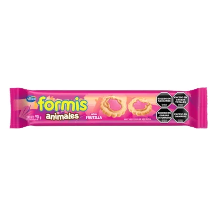 GALLETITAS FORMIS ANIMALES FRUTILLA X 90 GR
