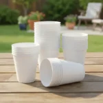 VASOS PLASTICO BLANCO X 180CC