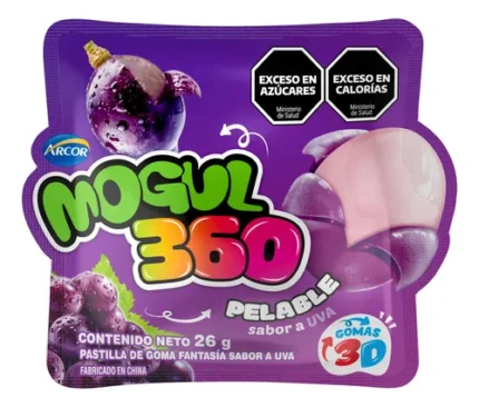 MOGUL 360 PELABLE SABOR UVA X 26 GR