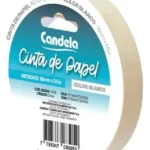 CINTA DE PAPEL CANDELA 12MM X 50 M X UNIDAD